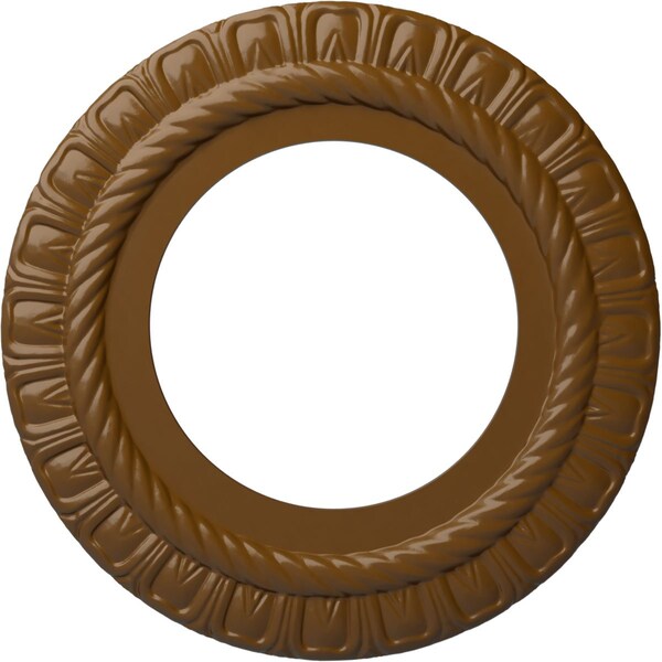 Ekena Millwork Claremont Ceiling Medallion (Fits Canopies up to 7"), 10 5/8"OD x 5 3/4"ID x 1/2"P, Smokey Topaz CM10CLSTF - main